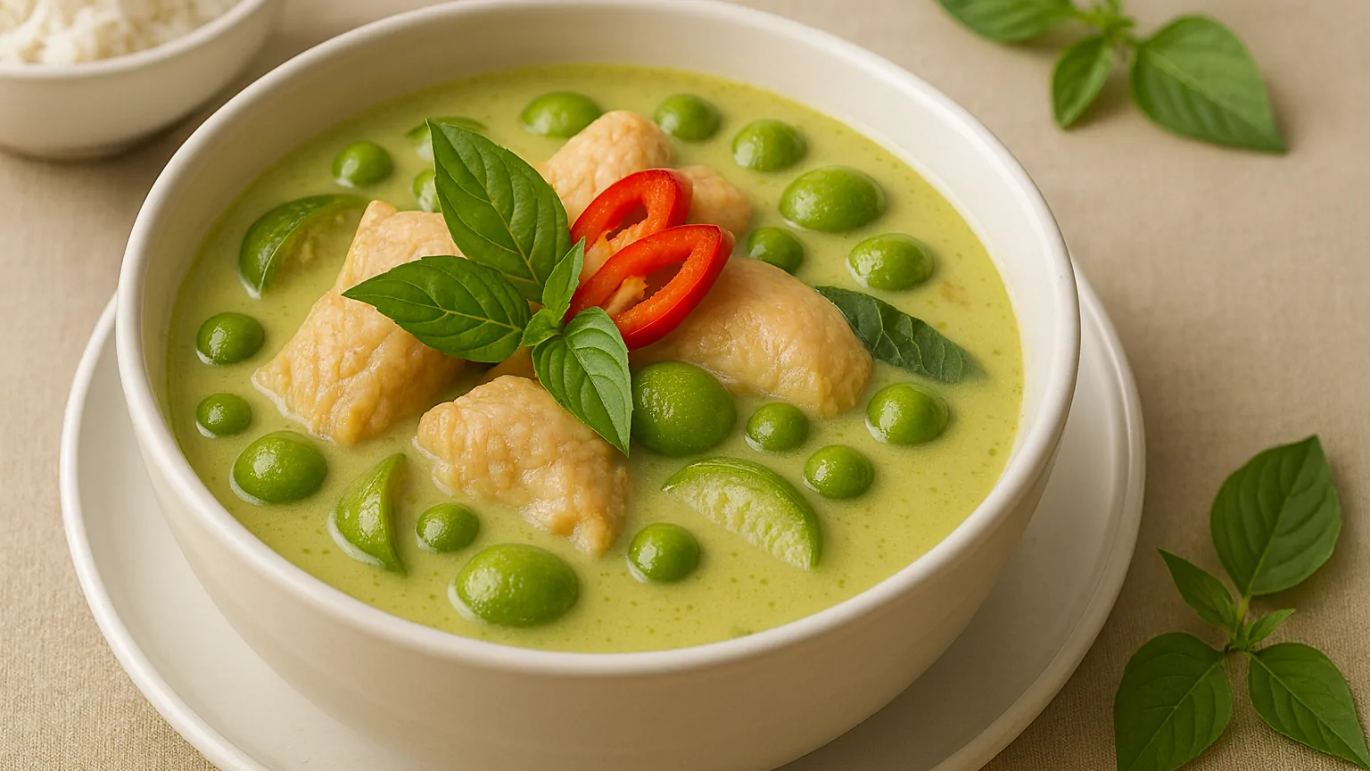 สูตรแกงเขียวหวานไทย รสชาติกลมกล่อม ทำง่ายแบบต้นตำรับ
