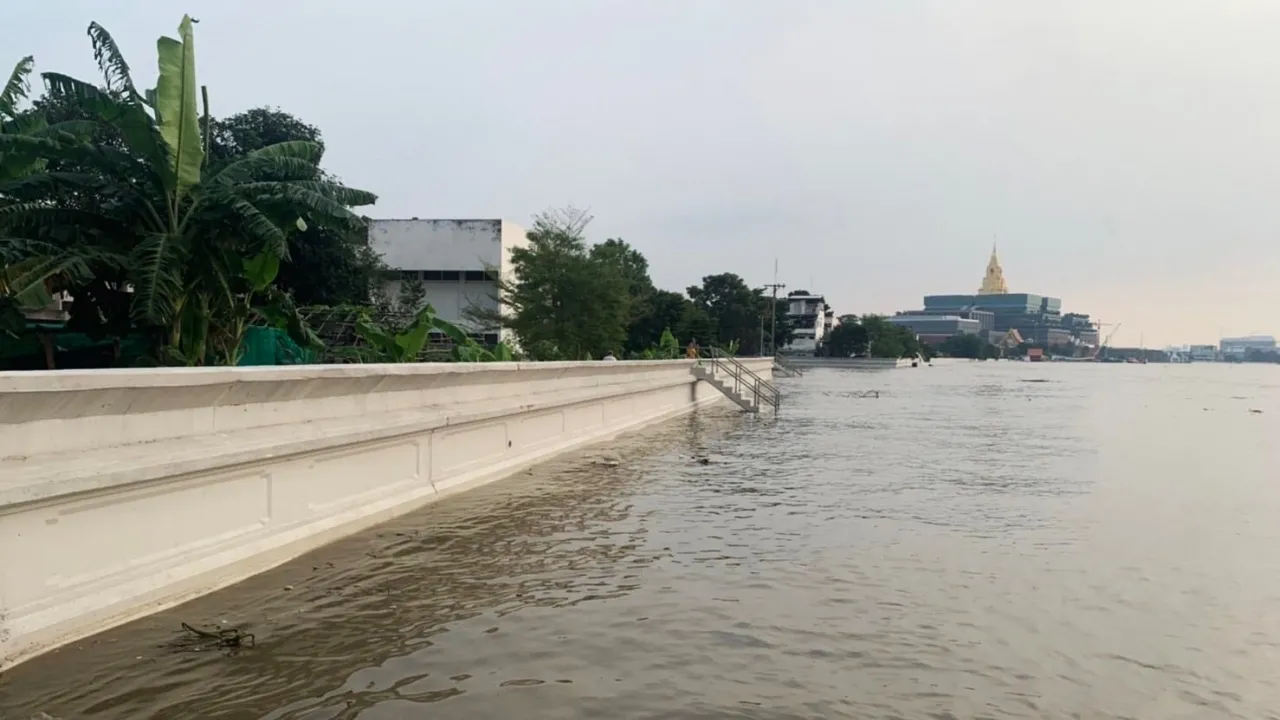 เฝ้าระวังน้ำทะเลหนุนสูง 7 จังหวัดริมแม่น้ำเจ้าพระยาเสี่ยงน้ำท่วมยาว 10 วัน