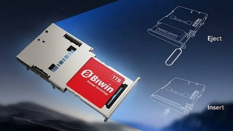 เปิดตัว SSD รุ่นใหม่ขนาดเท่า SIM Card จาก Biwin เร็วกว่า MicroSD Express กว่า 3 เท่า